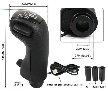 RASTP USB American Truck Simulator Shifter for ATS & ETS2 Compatible with Logitech G29 G27 G25 G920