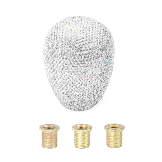 RASTP Universal Bling Gear Shift Knob with Crystal Diamond for Manual/Automatic Transmission - RASTP