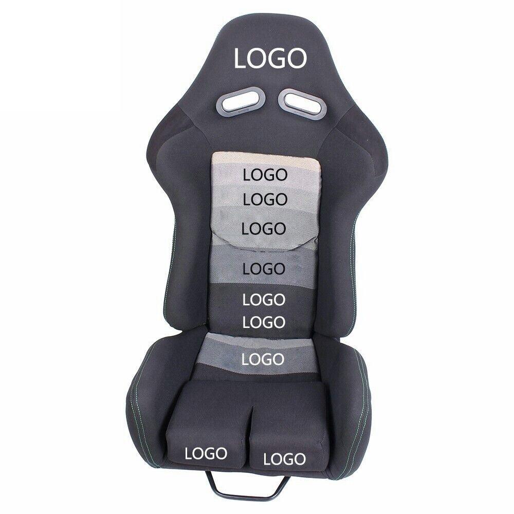 RASTP Universal Seats Adjustable Racing Seats+Adjustable Slider+Back Cushion - RASTP