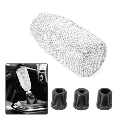 RASTP Universal Bling Gear Shift Knob with Crystal Diamond for Manual/Automatic Transmission - RASTP