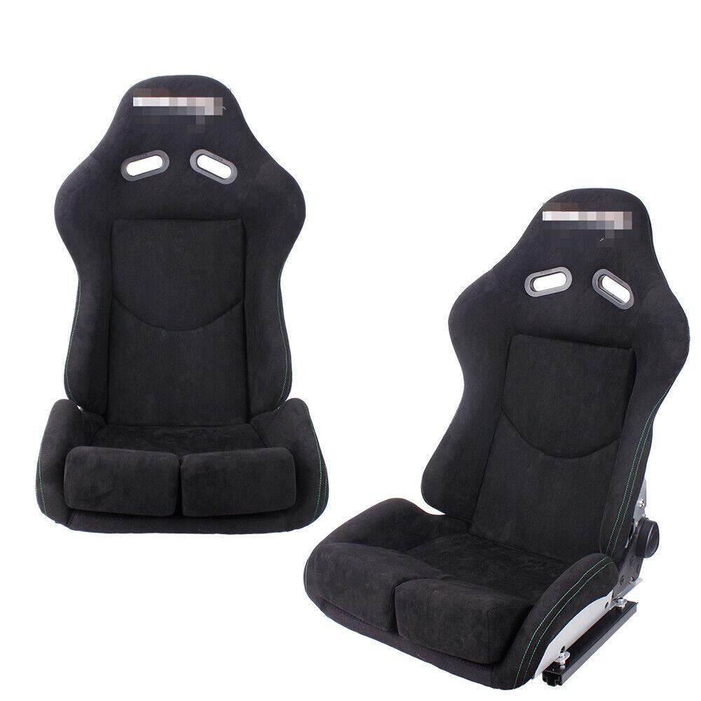 Shell Racing Seats RASTP 2Pcs Racing Seats Real Carbon Fiber Shell Adjustable Backrest(17