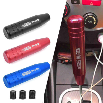 RASTP Universal 5 inch Aluminum Manual Car Gear Stick Shift Knob Shifter with 3 Adapters - RASTP