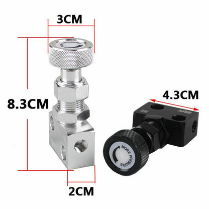 RASTP Universal Adjustable Hydraulic Brake Bias Rally Proportion Valve Knob Screw Type - RASTP