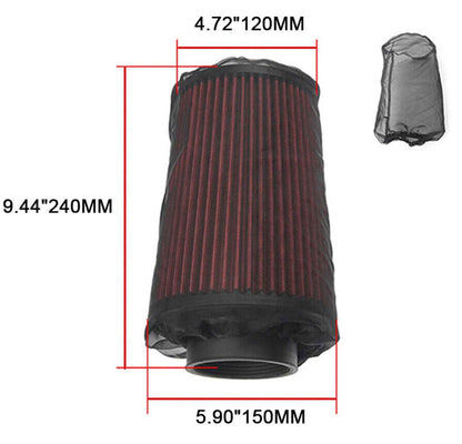 RASTP Universal Car Large Flow Air Intake Shield Air Filter Protective Cover - RASTP