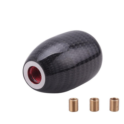 RASTP Universal Carbon Fiber Car Manual Transmission Gear Shift Knob - RASTP