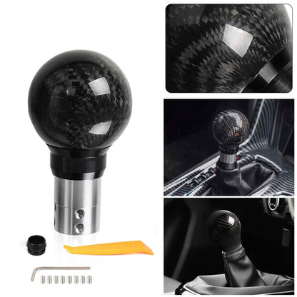 RASTP Universal Gear Shift Knob Automatic Manual Car with Button Shifter Lever Head - RASTP