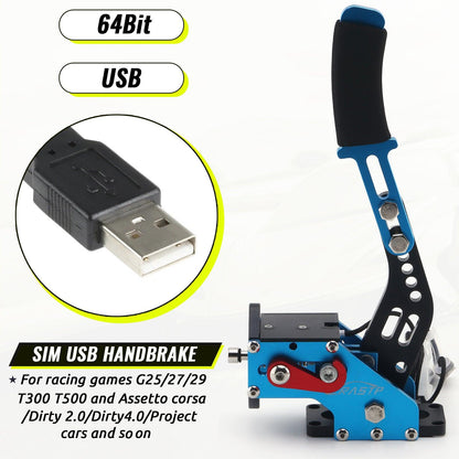 RASTP 64 Bit USB Handbrake Compatible With Logitech G27 G29 G920 T300 T500 - RASTP