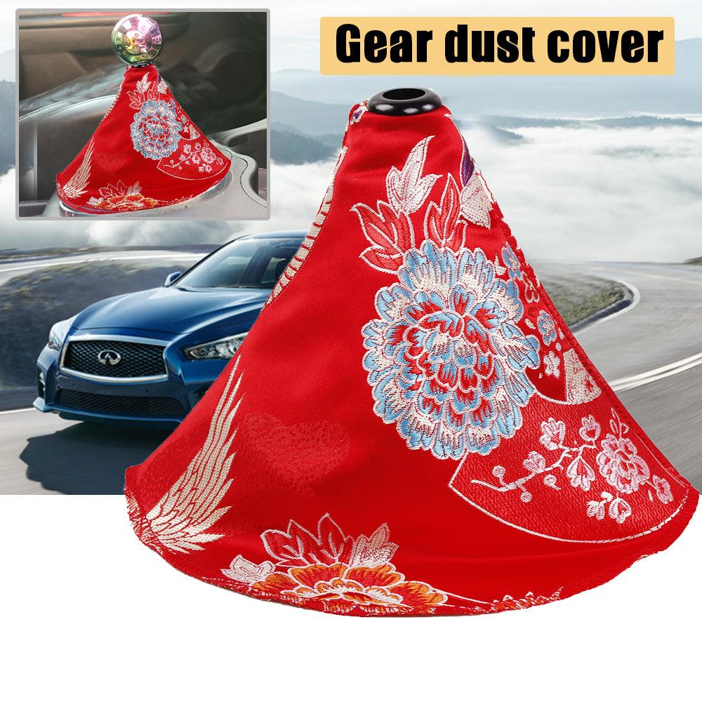 RASTP Pattern Style Racing Shifter Boot Cover Gear Dust Cover for Honda - RASTP