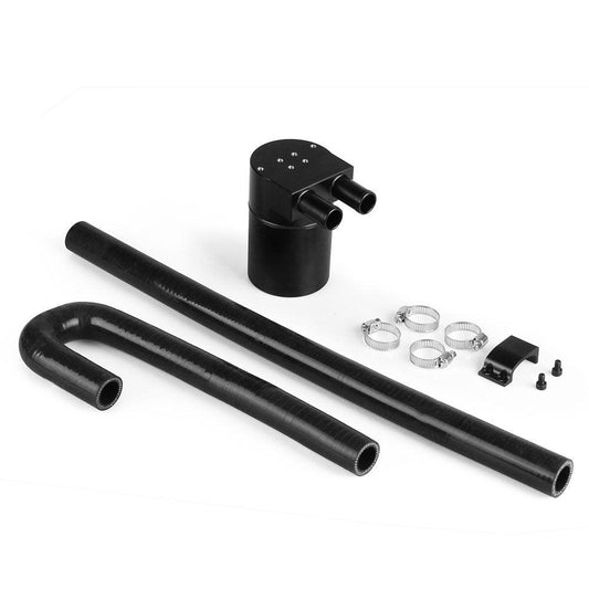 RASTP Baffled Engine Oil Separator Oil Catch Tank with Radiator Silicone Hose for BMW N54 335i 535i - RASTP