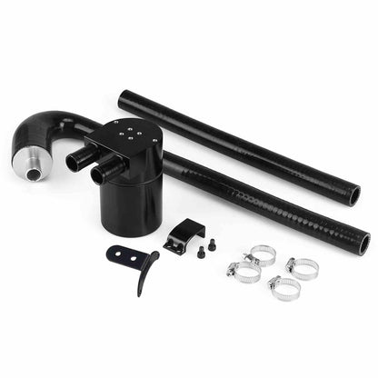 RASTP Baffled Engine Oil Water Separator Kit with Radiator Silicone Hose for BMW - RASTP