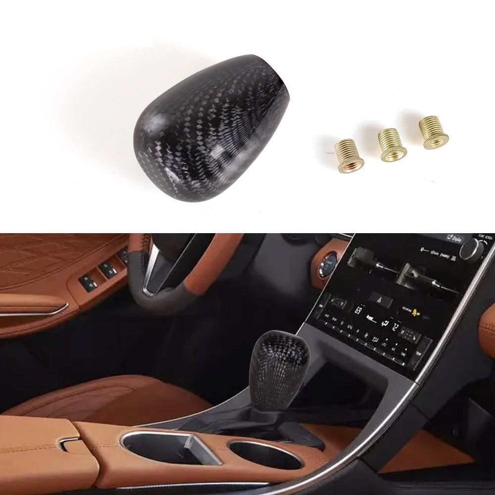 RASTP Universal Carbon Fiber Shift Knob Egg Shape Gear Shift Knobs red