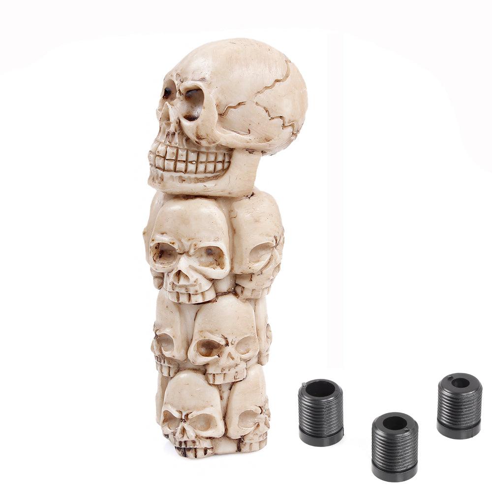 RASTP Universal Skull Head Style Manual Gear Shift Knob Shifter Lever Knob - RASTP