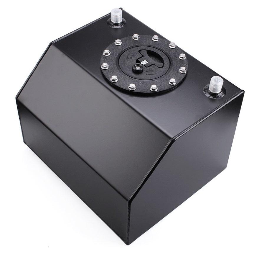 20 Gallon 80L Aluminum Fuel Cell Tank With Cap And Level Sender – Universal Black