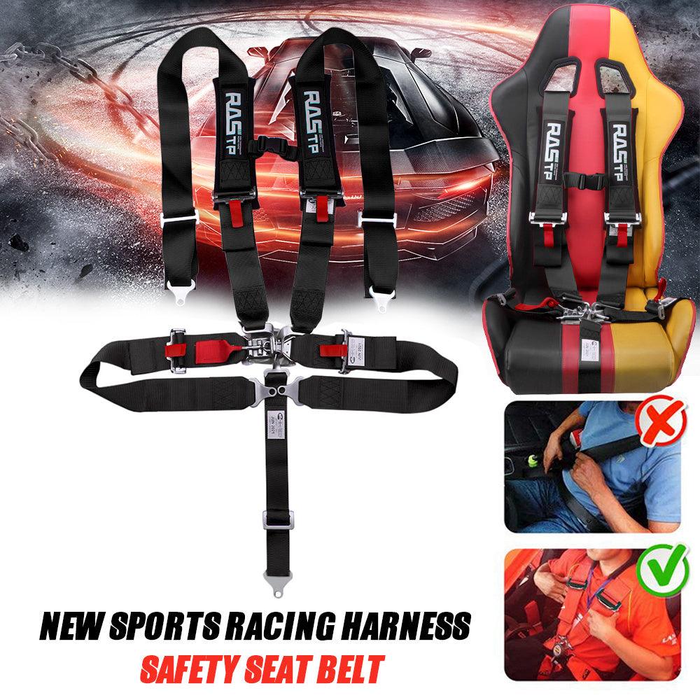 RASTP 5 Point Safety Harness Adjustable Racing Harness with 3 Inch Padding - RASTP