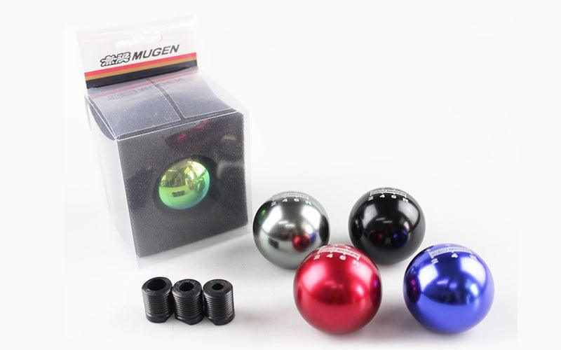 RASTP Universal Aluminum Spherical Shape Gear Shift Knob Manual Automatic with 3 Adapter - RASTP