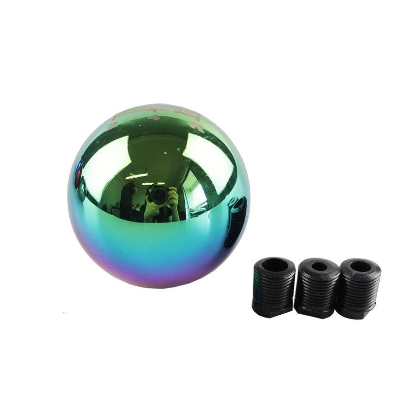 RASTP Universal Aluminum Spherical Shape Gear Shift Knob Manual Automatic with 3 Adapter - RASTP