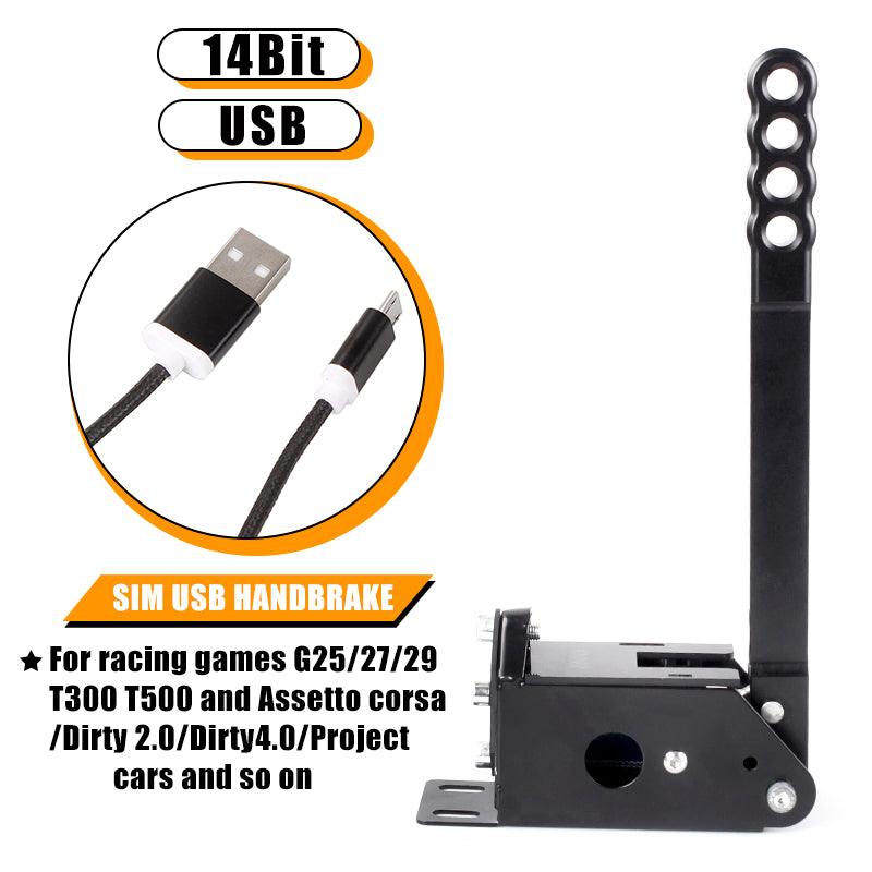 RASTP USB PC Handbrake SIM Racing Handbrake for Logitech G29 G27 G25 G