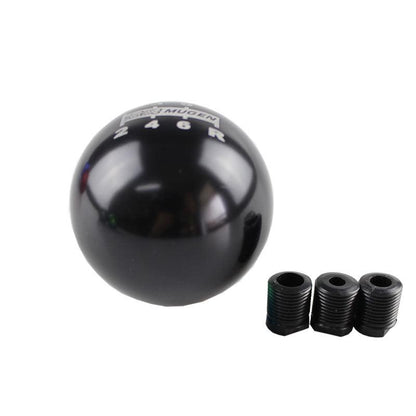 RASTP Universal Aluminum Spherical Shape Gear Shift Knob Manual Automatic with 3 Adapter - RASTP