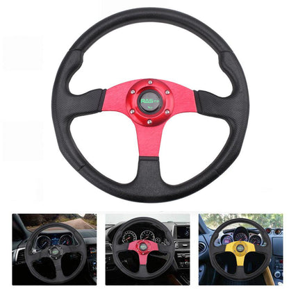 RASTP Universal 14 inch 350mm Golf Cart Steering Wheel 6 Bolts with Installation Tool - RASTP