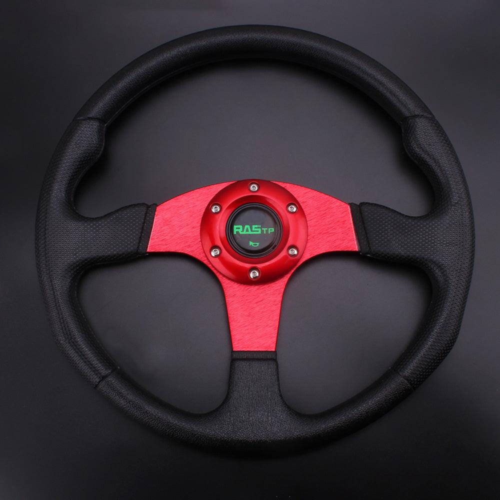 RASTP Universal 14 inch 350mm Golf Cart Steering Wheel 6 Bolts with Installation Tool - RASTP