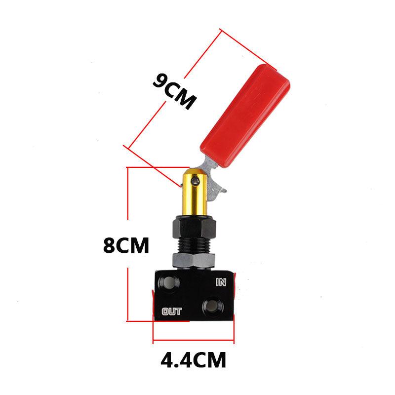 RASTP Aluminum Adjustable Brake Bias Prop Proportion Valve Adjuster Racing-Lever Type 1/8" BSP - RASTP