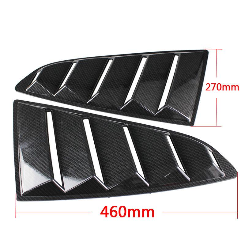 RASTP Side Window Louvers for Ford Mustang 2015-2018 - RASTP