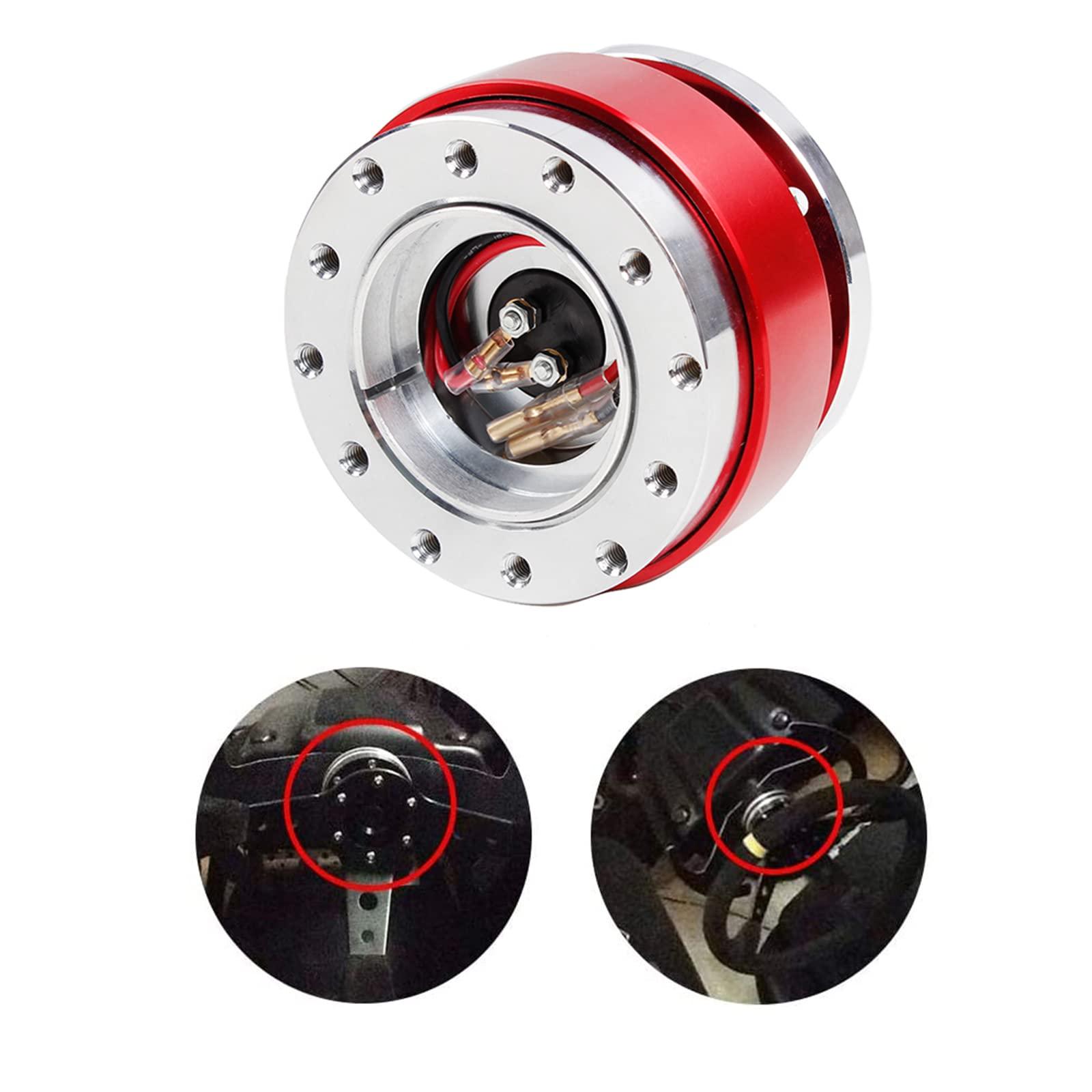 Car Steering Wheel Quick Release Hub Adapter, Universal Racing