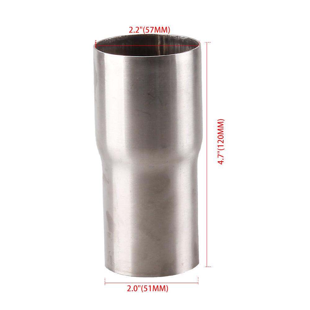 RASTP Universal Exhaust Reducer Connector Pipe Tube Adapter OD:2" 2.25'' 2.5'' 3'' - RASTP