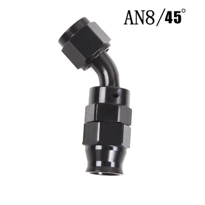 RASTP AN6 AN8 AN10 Straight 45 90 180 Degree Oil Fuel Swivel Hose End Fitting Oil Hose End Adaptor Kit - RASTP