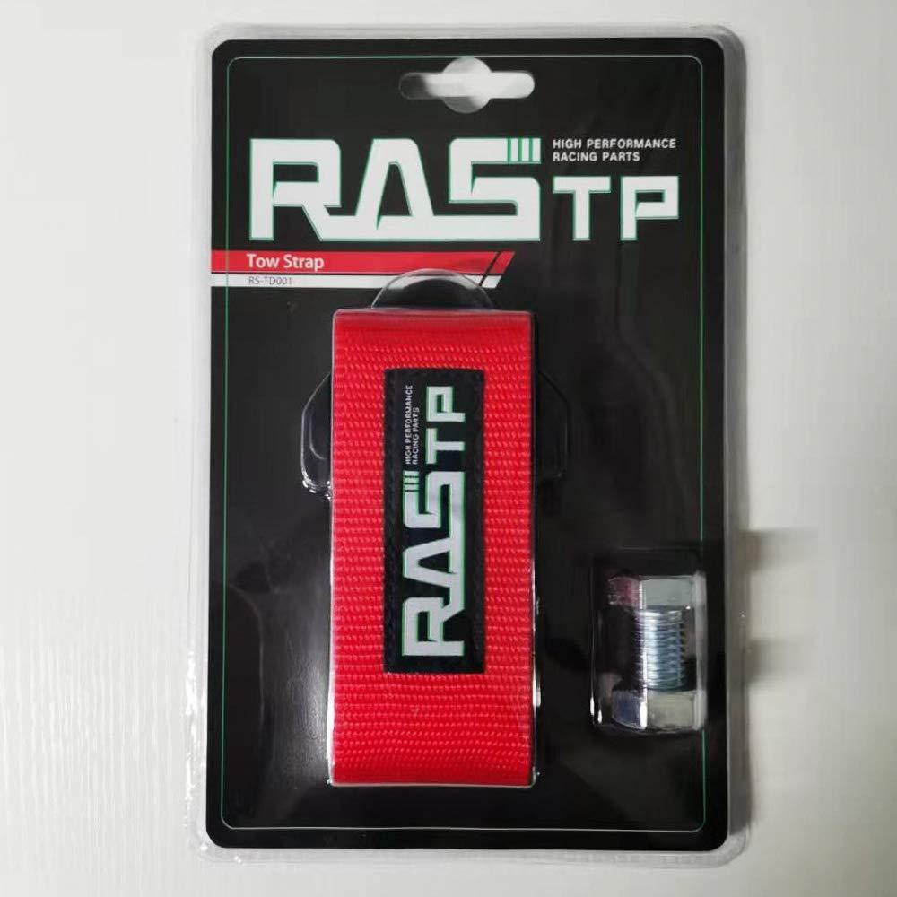 RASTP Universal High Quality Nylon Racing Tow Strap Tow Ropes Hook Towing High Strength Trailer JDM Style Colorful - RASTP