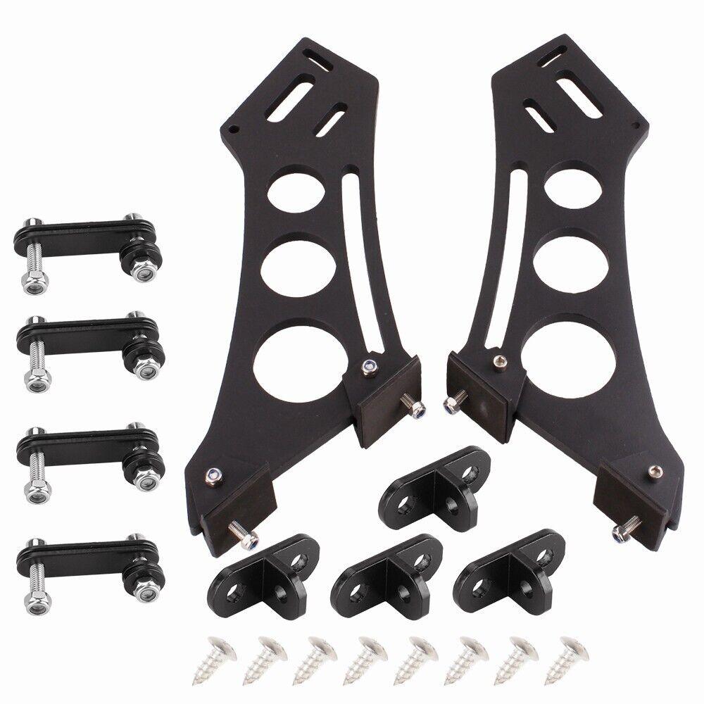 Top Mount Rear Spoiler RASTP 10 Inch Spoiler Mount Brackets Rear Wing Trunk Spoiler Legs