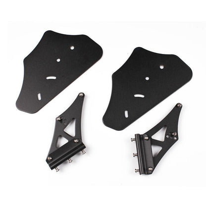 RASTP 53 Inch Sliding Adjustable Bracket Double Wing Fin Trunk Spoiler - RASTP