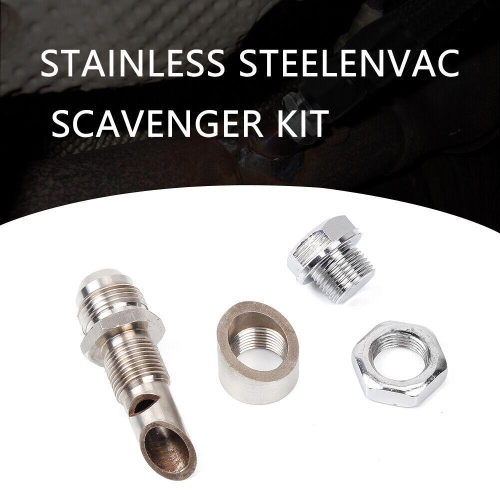 RASTP Universal Stainless Steel E-VAC Scavenger Kit Includes T304 SS E-VAC Fitting - RASTP