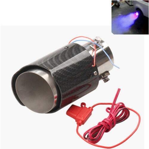 RASTP Universal Car Luminous Tail Throat LED Flaming Luminous Silencer Exhaust Tips - RASTP